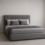 Timeless Gray Luxury Bed