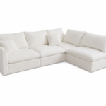 White L-Shaped Sectional Sofa