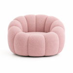 Luxury Pink Bubble Accent Chair